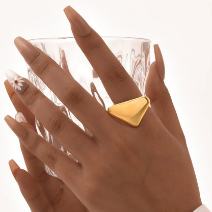 Vnox Stainless Steel Open Ring,Minimalist Irregular Bow Star Sunflower Plant Elements Curved Ring,Finger Jewelry Cute Gifts