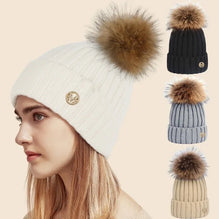 "Women’s Winter Knitted Beanie – Fleece Lined Ski Balaclava"