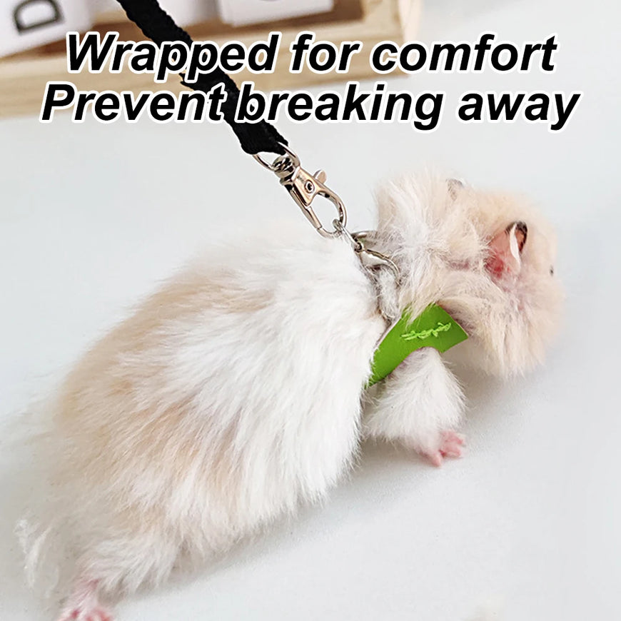 Small Animal Harness & Leash Set | Adjustable Escape-Proof Sugar Glider Gear