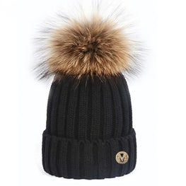 "Women’s Winter Knitted Beanie – Fleece Lined Ski Balaclava"
