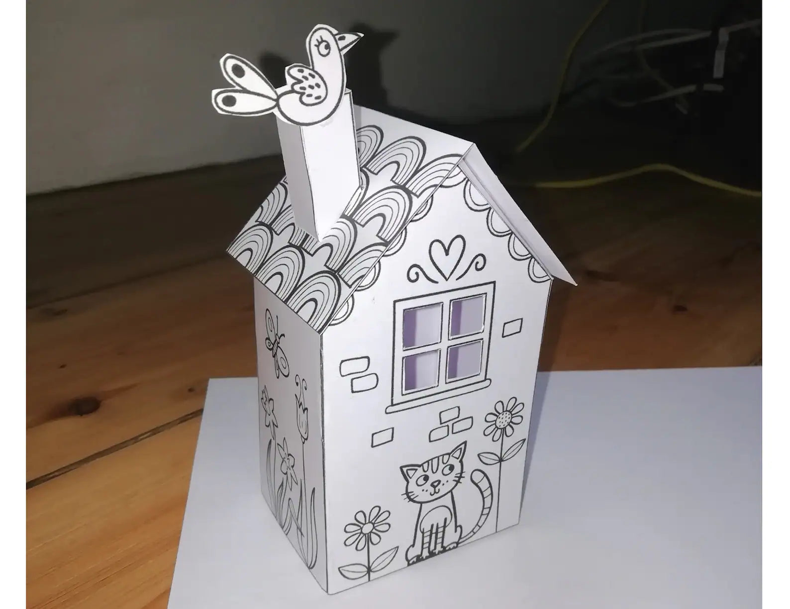 Printable Paper Houses for Kids | Cut, Color & Create Craft Activity