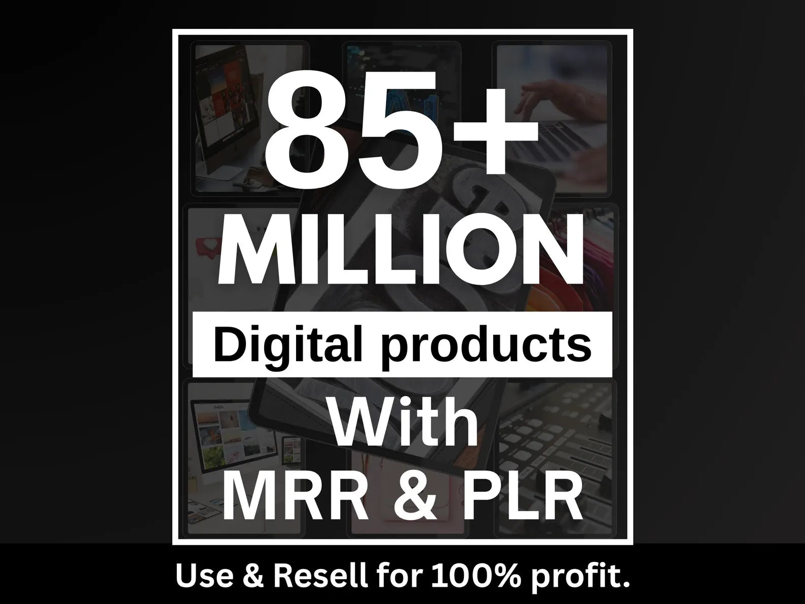 80+ Million PLR & MRR Digital Product Bundle | Canva Templates, Courses, Printables, Ebooks & More | Instant