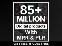 80+ Million PLR & MRR Digital Product Bundle | Canva Templates, Courses, Printables, Ebooks & More | Instant