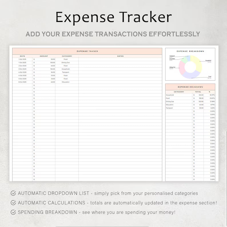 Budget Planner Google Sheet Monthly Budget Spreadsheet Paycheck Budget Template Simple Weekly Financial Planner Beginners Biweekly Budgeting