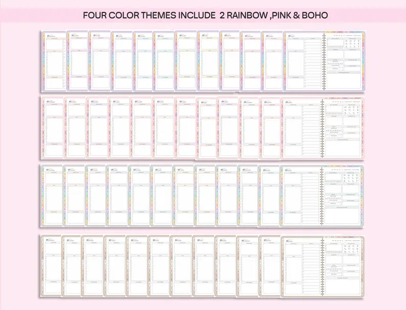 All-in-One Digital Planner 2025, 2026, 2027, Digital Planner, Digital Journal, Digital Goodnotes Template, Weekly, Daily Planner, Notability