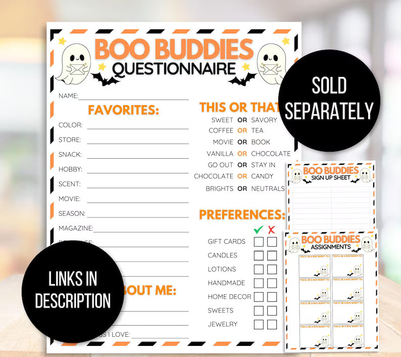 You've Been Boo'd Printable Halloween Kit, I've Been Booed Coworker Edition, You've Been Booed Printable, Halloween Boo Game, Booed Bundle