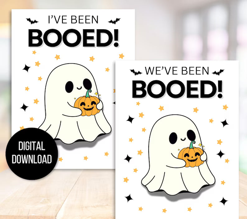 You've Been Boo'd Printable Halloween Kit, I've Been Booed Coworker Edition, You've Been Booed Printable, Halloween Boo Game, Booed Bundle