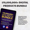 170M+ Digital Products Bundle | PLR & MRR Rights Included