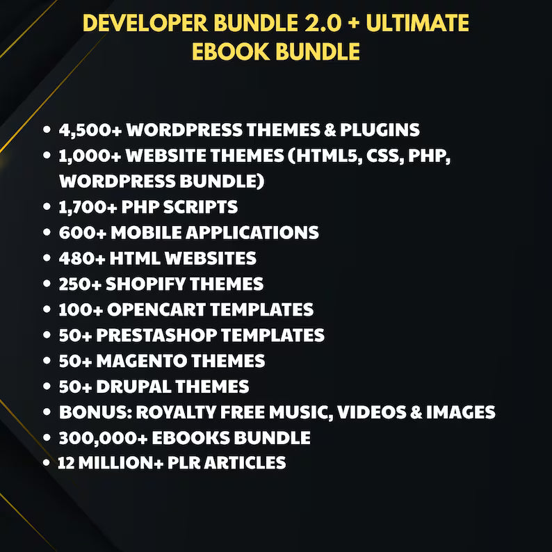 170M+ Digital Products Bundle | PLR & MRR Rights Included